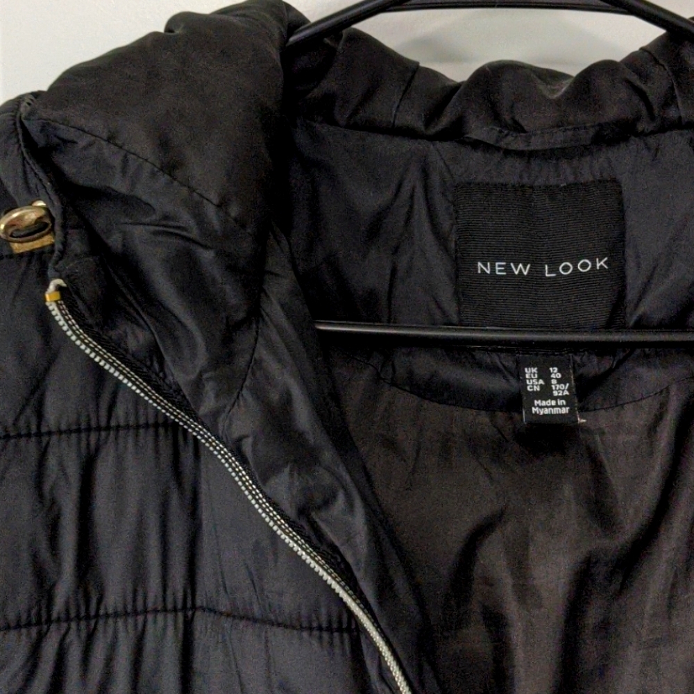 New Look Black Puffer Jacket